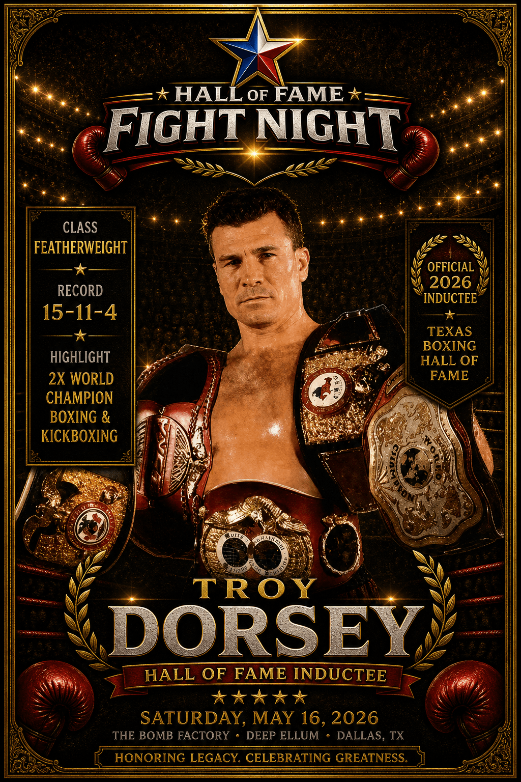 Troy Dorsey — Texas Boxing Hall of Fame Inductee